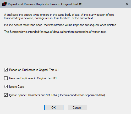 Report And Remove Duplicates In Lists